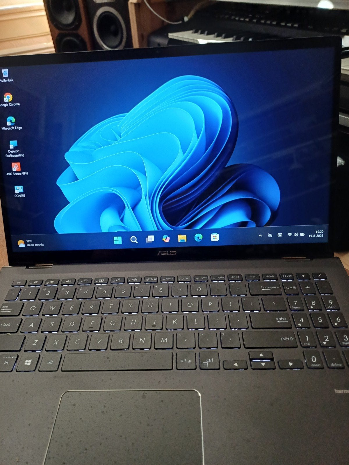 ASUS Laptop - Intel Core i5, 238GB opslag, Harman/Kardon, Computers en Software, Windows Laptops, 2 tot 3 Ghz, 8 GB, ASUS, Ophalen of Verzenden