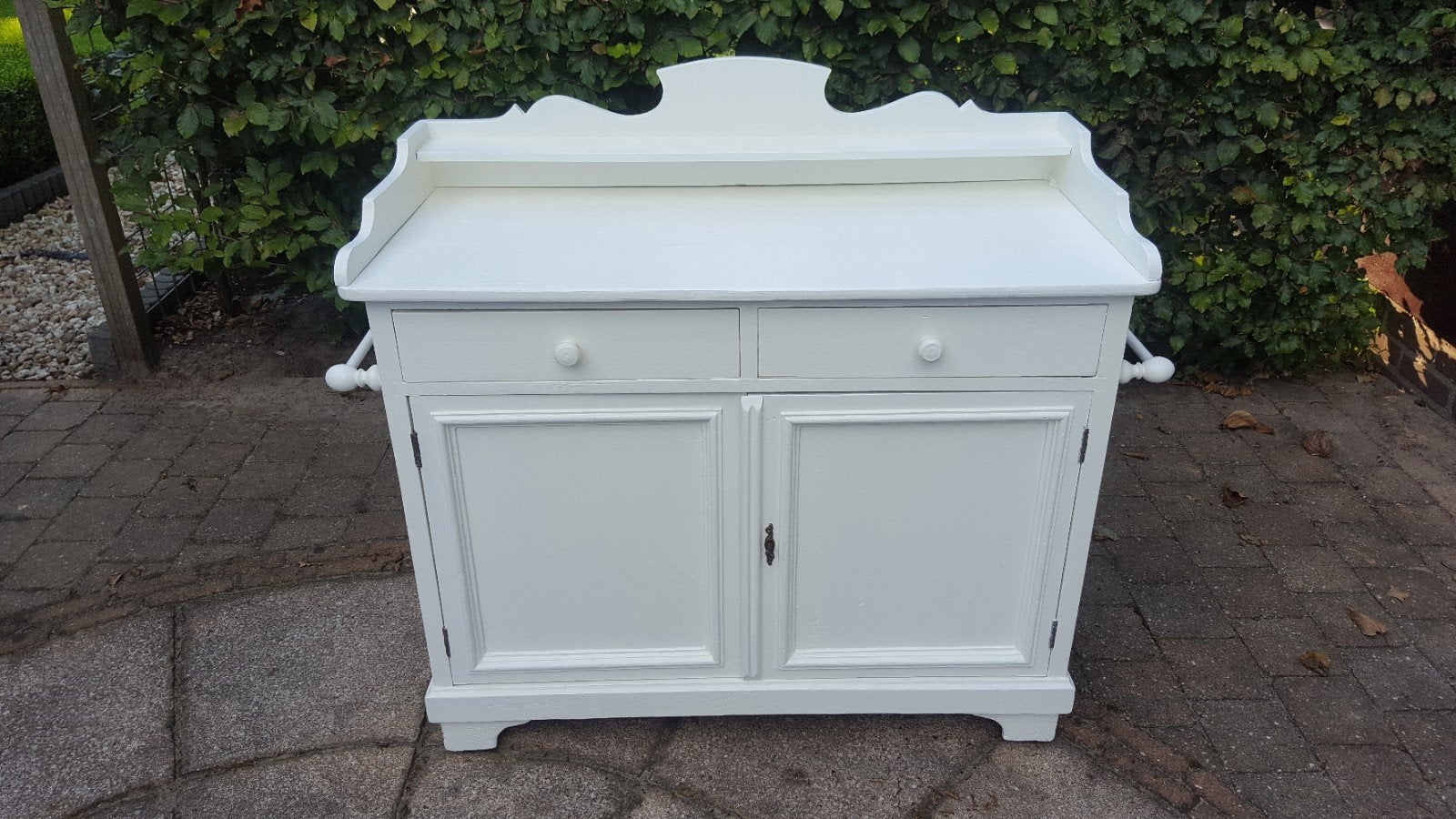Antiek grenen kast/commode, Ophalen