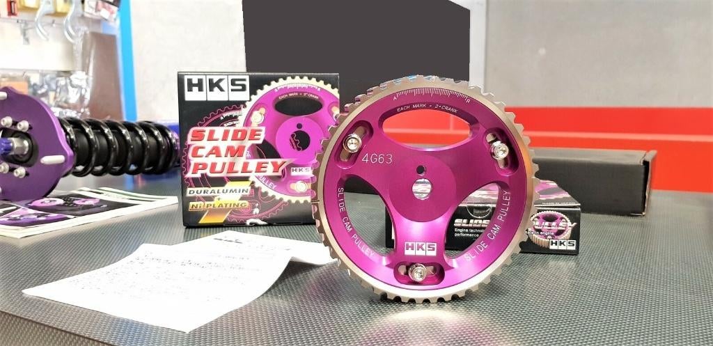 HKS Verstelbare pulleys - Lancer Evo Evolution 5 6 7 8, Ophalen of Verzenden