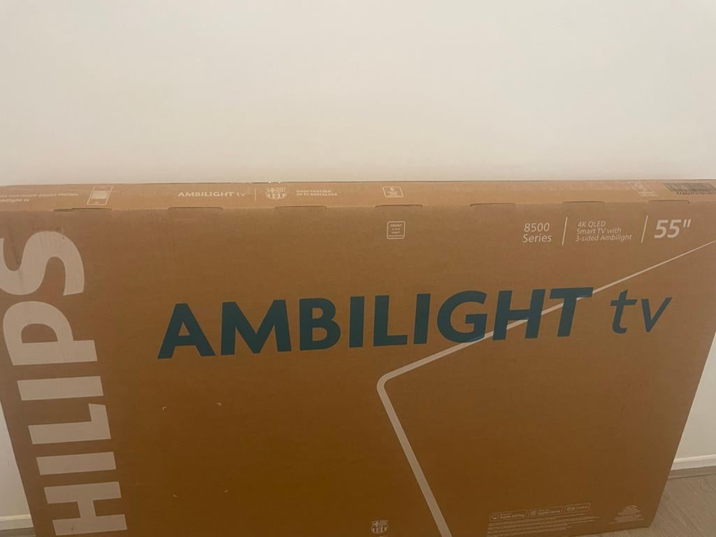Philips 55 inch QLED 4K UHD Ambilight Smart TV, Philips, LED, 50 Hz, Nieuw