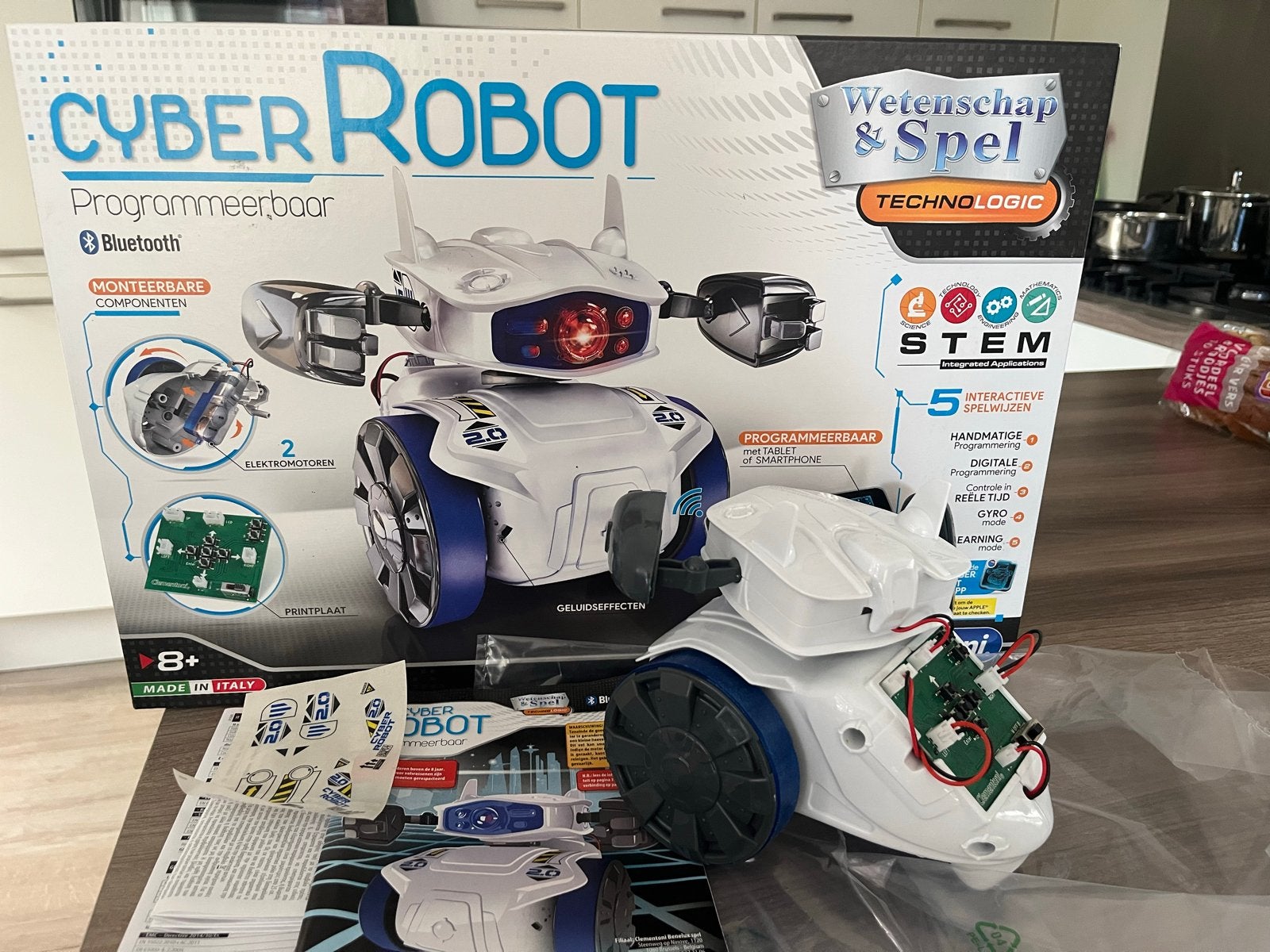 Cyber Robot Programmeerbaar - Wetenschap & Spel, Ophalen of Verzenden, Gebruikt, Bouwen, Met geluid