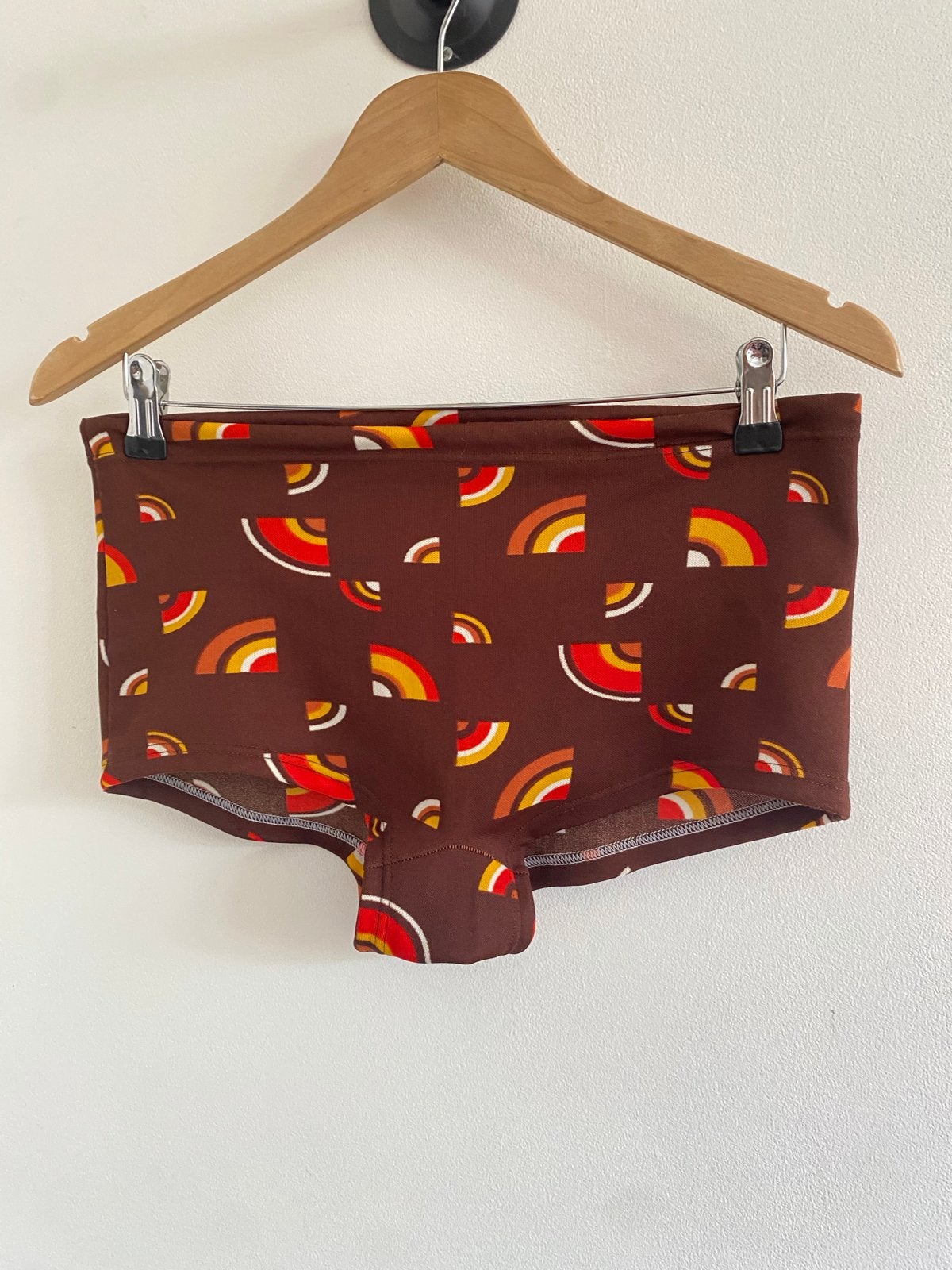 Retro Vintage Heren Broek - Maat XS/S, Ophalen of Verzenden, Gedragen, Maat 46 (S) of kleiner, Bruin
