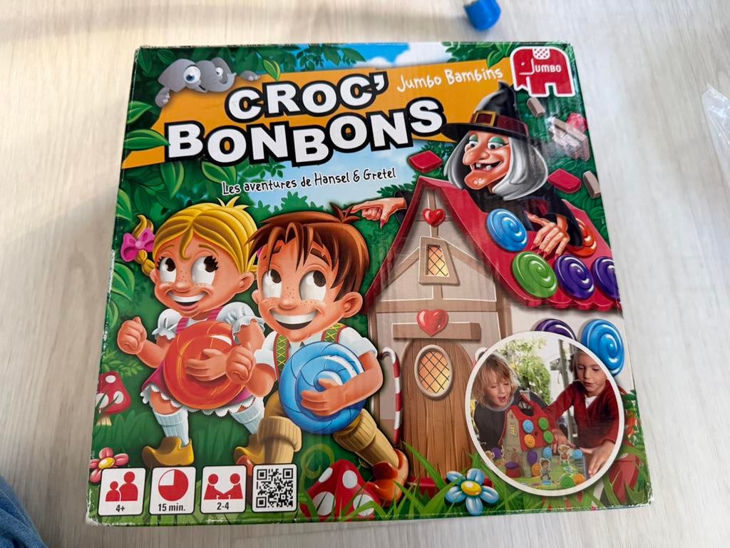 Jumbo Knibbel knabbel knuisje spel, Drie of vier spelers, Ophalen of Verzenden, Gebruikt
