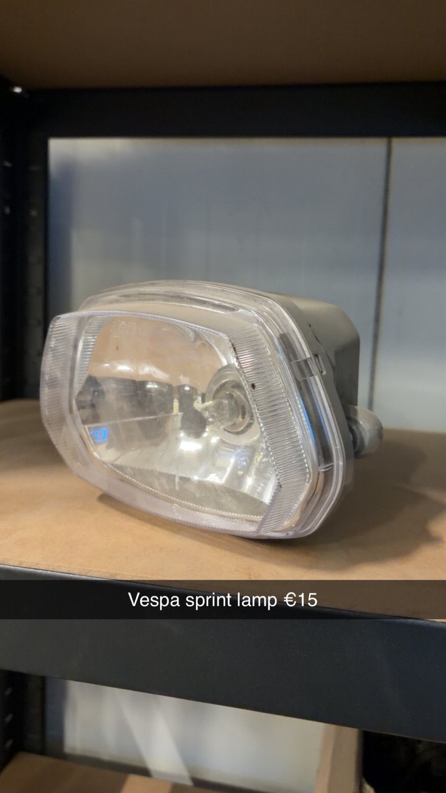 Vespa koplamp, Ophalen of Verzenden, Zo goed als nieuw, Koplamp, Vespa