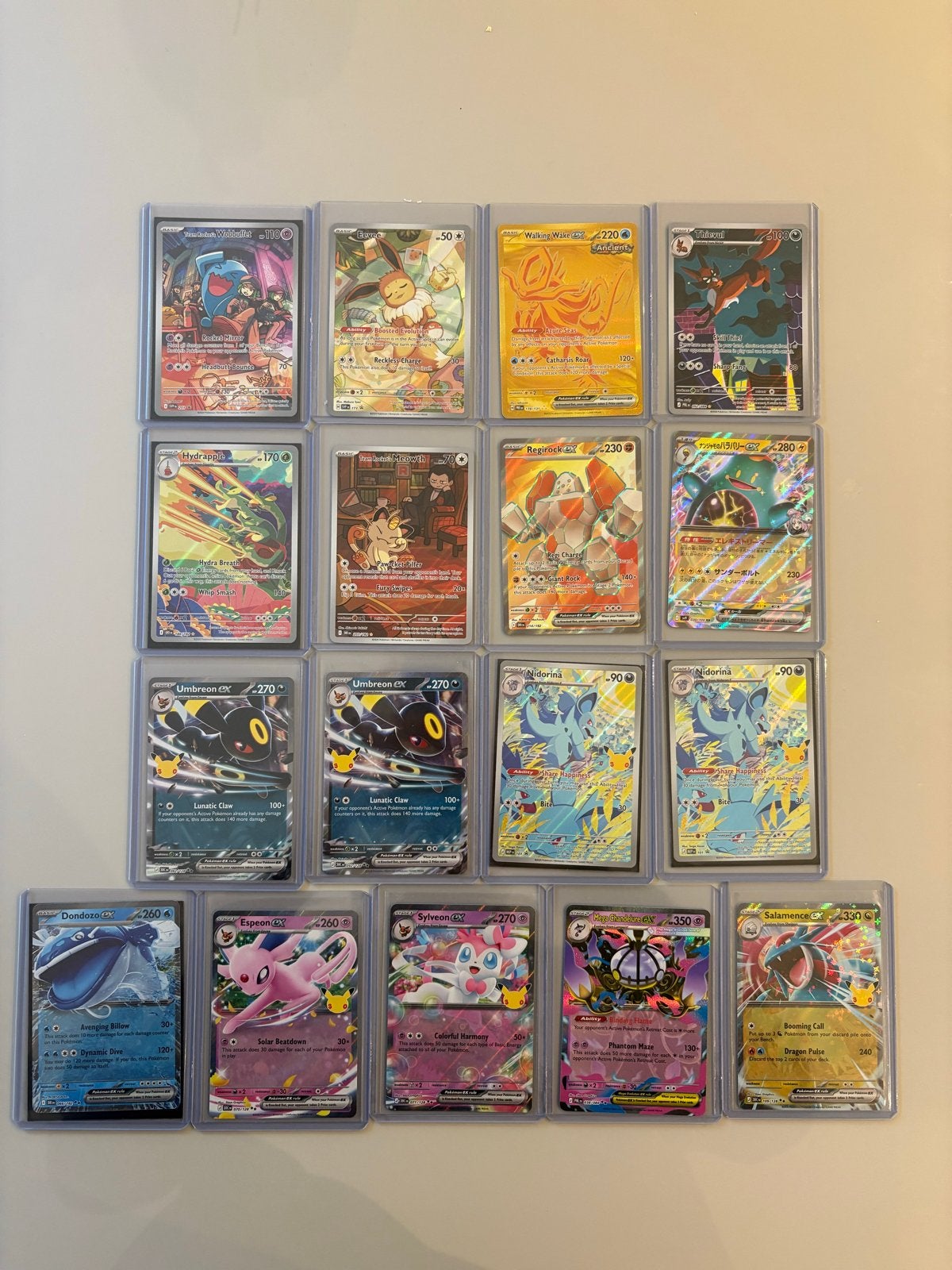 Pokémon Kaarten Collectie - Diverse Zeldzame Kaarten, Ophalen, Zo goed als nieuw, Meerdere kaarten, Foil