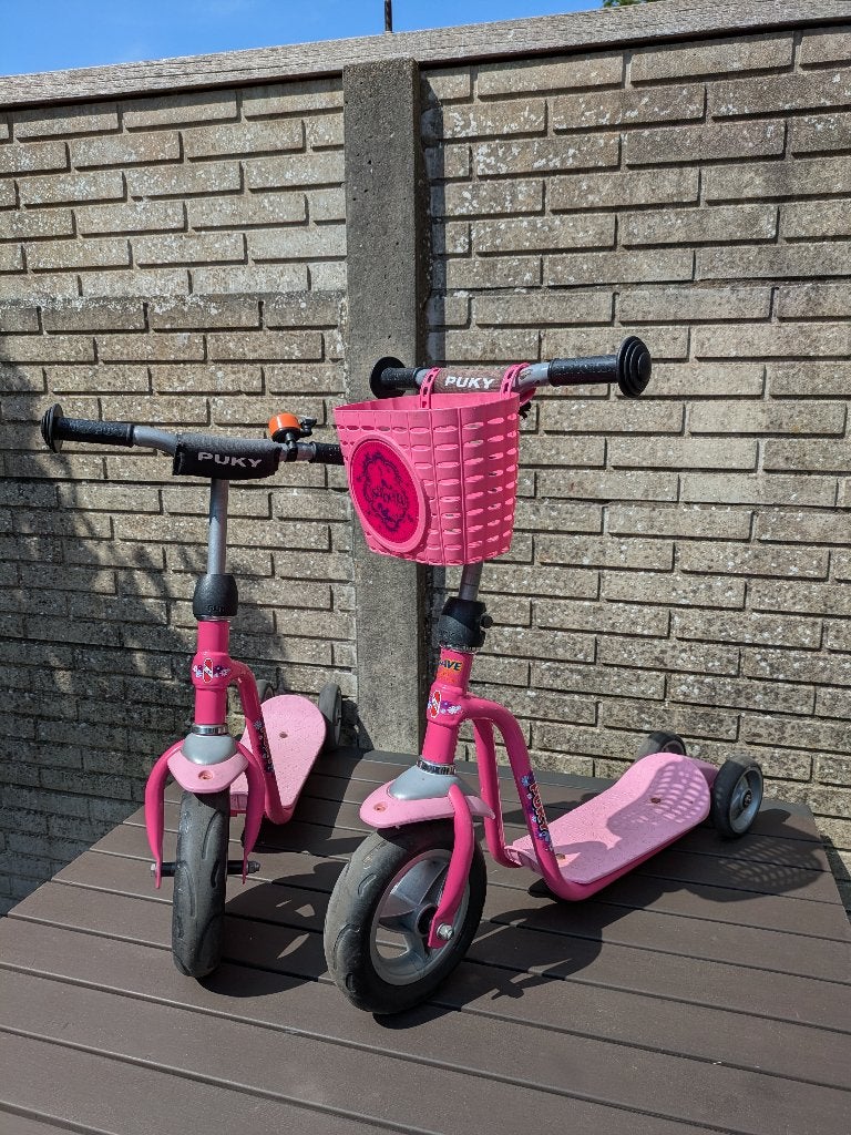 2x PUKY step roze, Ophalen, Gebruikt, Gewone step, Puky