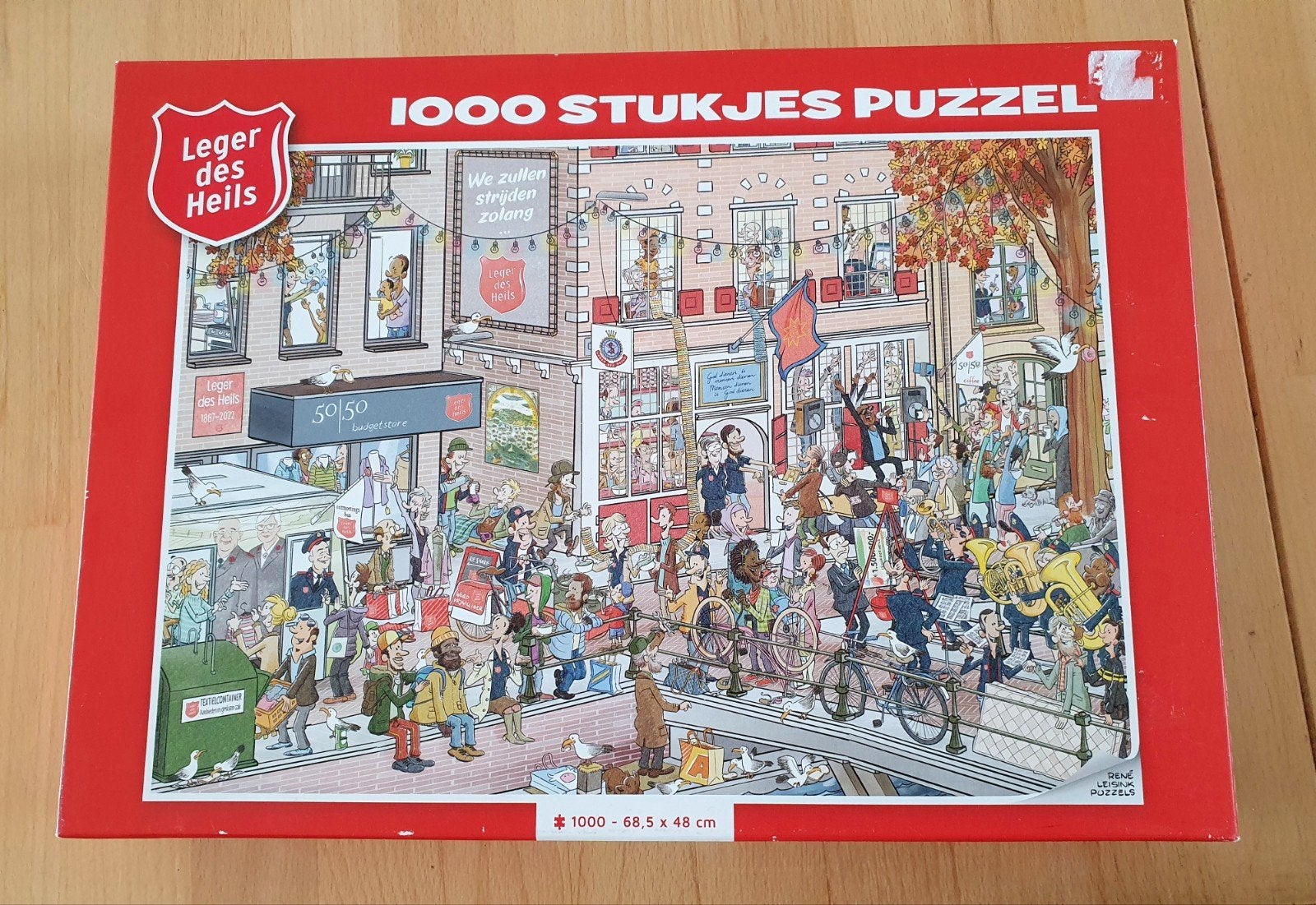 Legpuzzel Leger des Heils 1887-2022., Ophalen, 500 t/m 1500 stukjes, Zo goed als nieuw