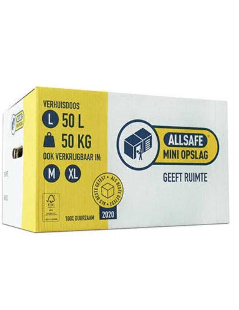 30 verhuisdozen all safe 50 l, Ophalen, 50 tot 75 cm, Doos, 35 tot 50 cm