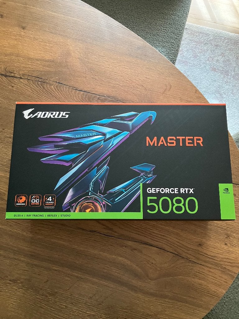 *NIEUW*NVIDIA RTX 5080 Gigabyte AORUS Master 16GB videokaart, GDDR6, PCI-Express 4, Nieuw, Ophalen of Verzenden