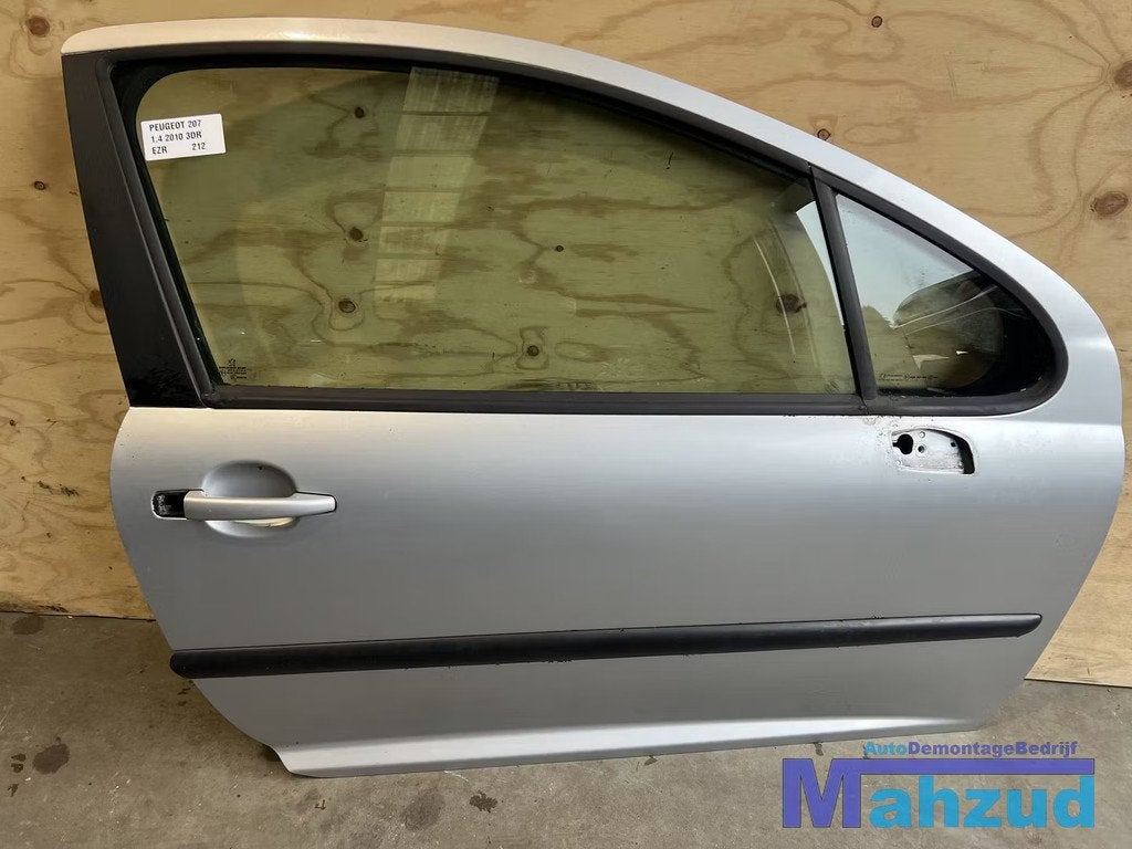 PEUGEOT 207 zilver EZR rechts 3Deurs deur portier2006-2015, Taurusavenue 1
2132 LS  Hoofddorp, NL, Gebruikt, Contact.group@renault.com