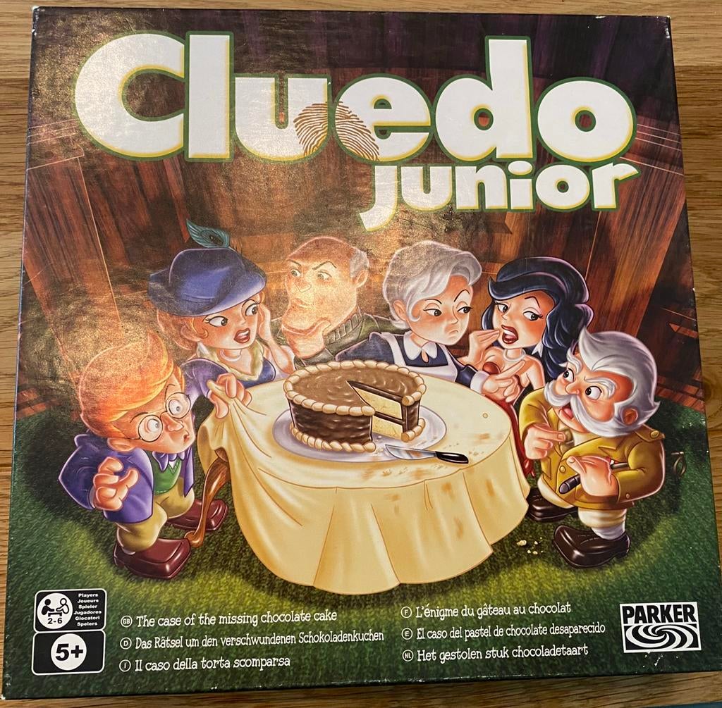 Cluedo junior bordspel 2 tot 6 spelers, Hobby en Vrije tijd, Gezelschapsspellen | Bordspellen, Ophalen, Zo goed als nieuw