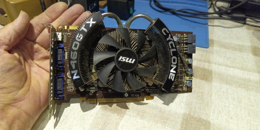 N460GTX VIDEOKAART CYCLONE msi, Ophalen of Verzenden