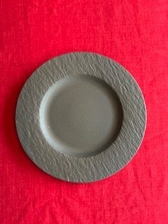 Villeroy en Boch Manufacture Rock Black ontbijtborden, Ophalen, Villeroy & Boch, Zo goed als nieuw, Bord(en)
