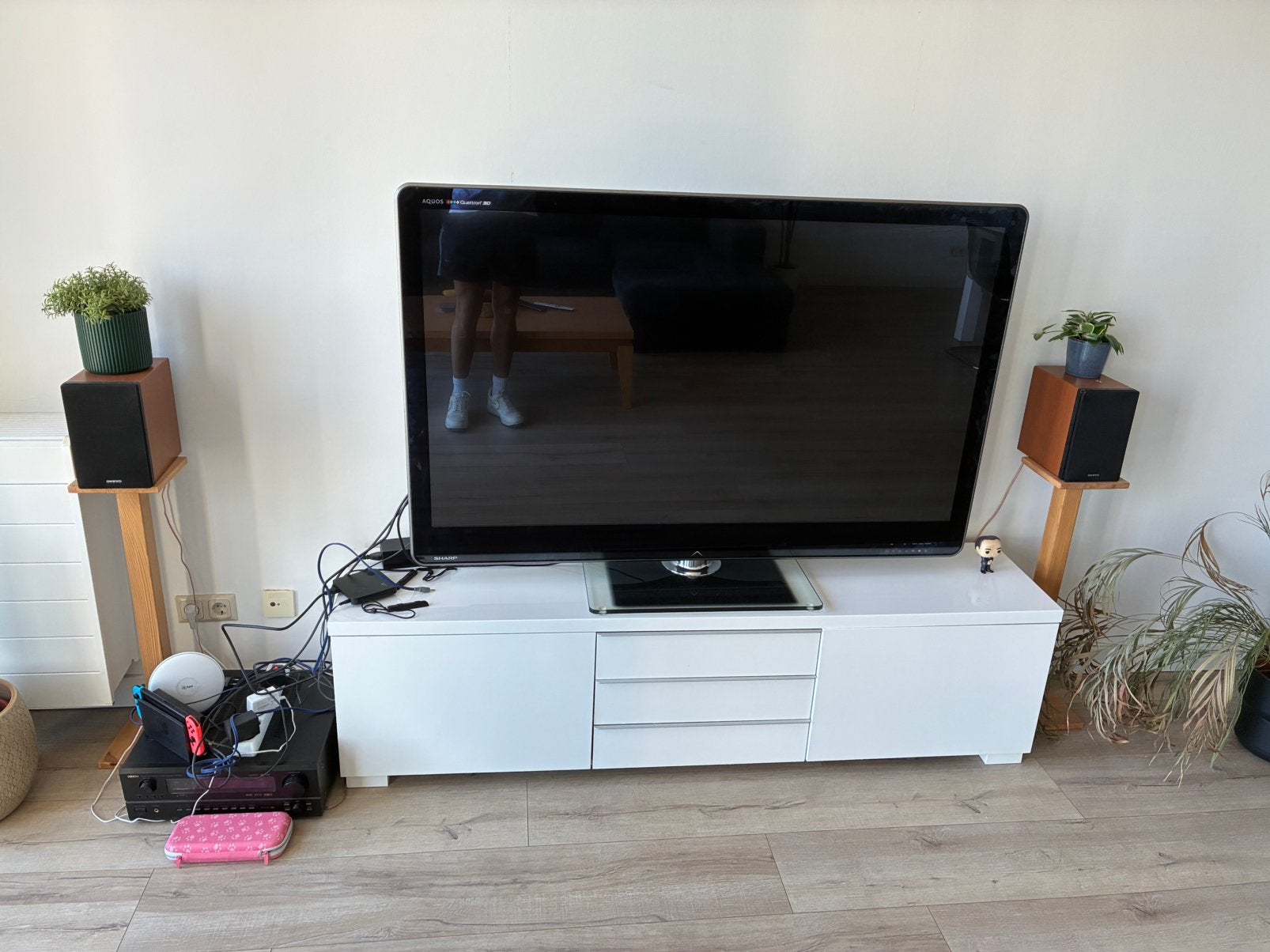 Sharp Acquos Quattron 4D TV - 60 Inch, Audio, Tv en Foto, Televisies, Ophalen, LCD, 120 Hz, Zo goed als nieuw