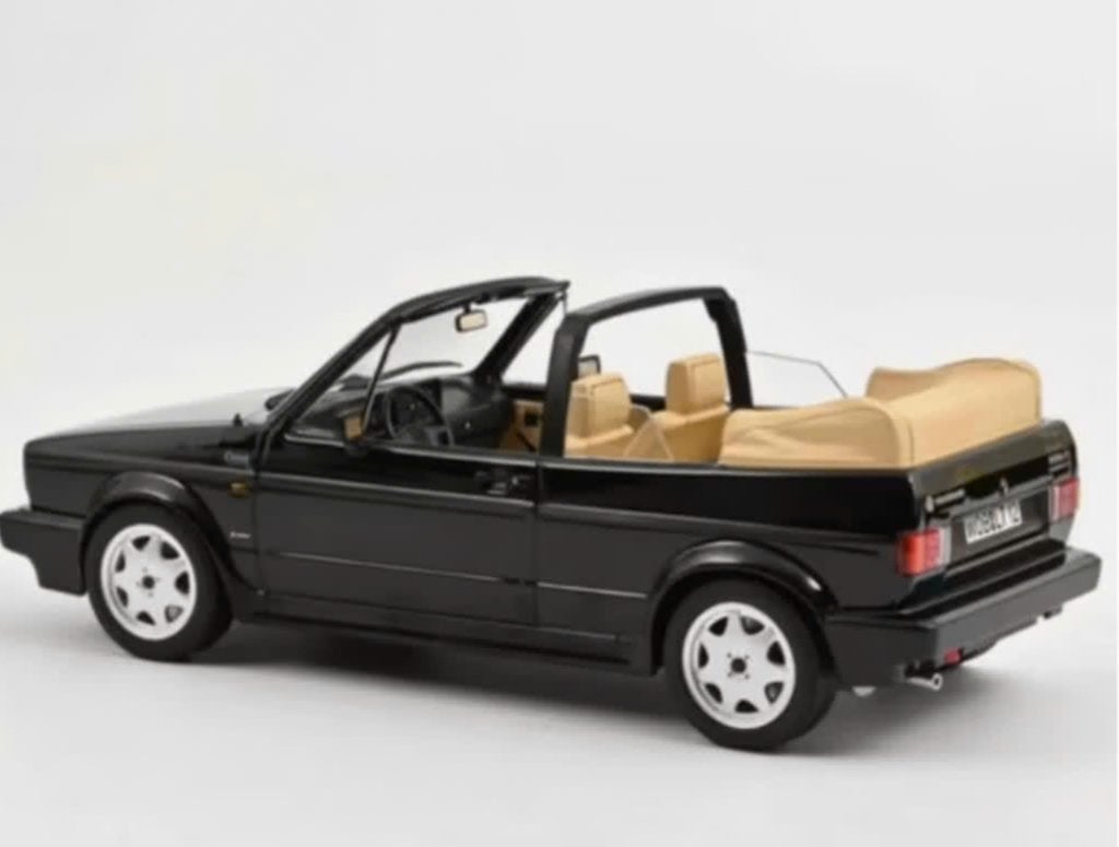 VW Golf Cabriolet 1992 Zwart schaal 1/18 NOREV ref. 188568, Hobby en Vrije tijd, Modelauto's | 1:18, Verzenden, Nieuw, Auto, Norev