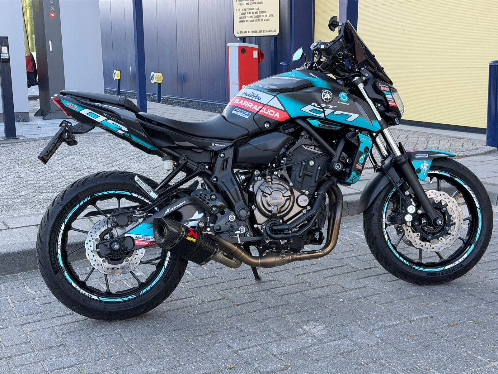 MT-07 2018 ABS All Black., Motoren, Motorrijbewijs A, Gebruikt, Particulier, Meer dan 35 kW
