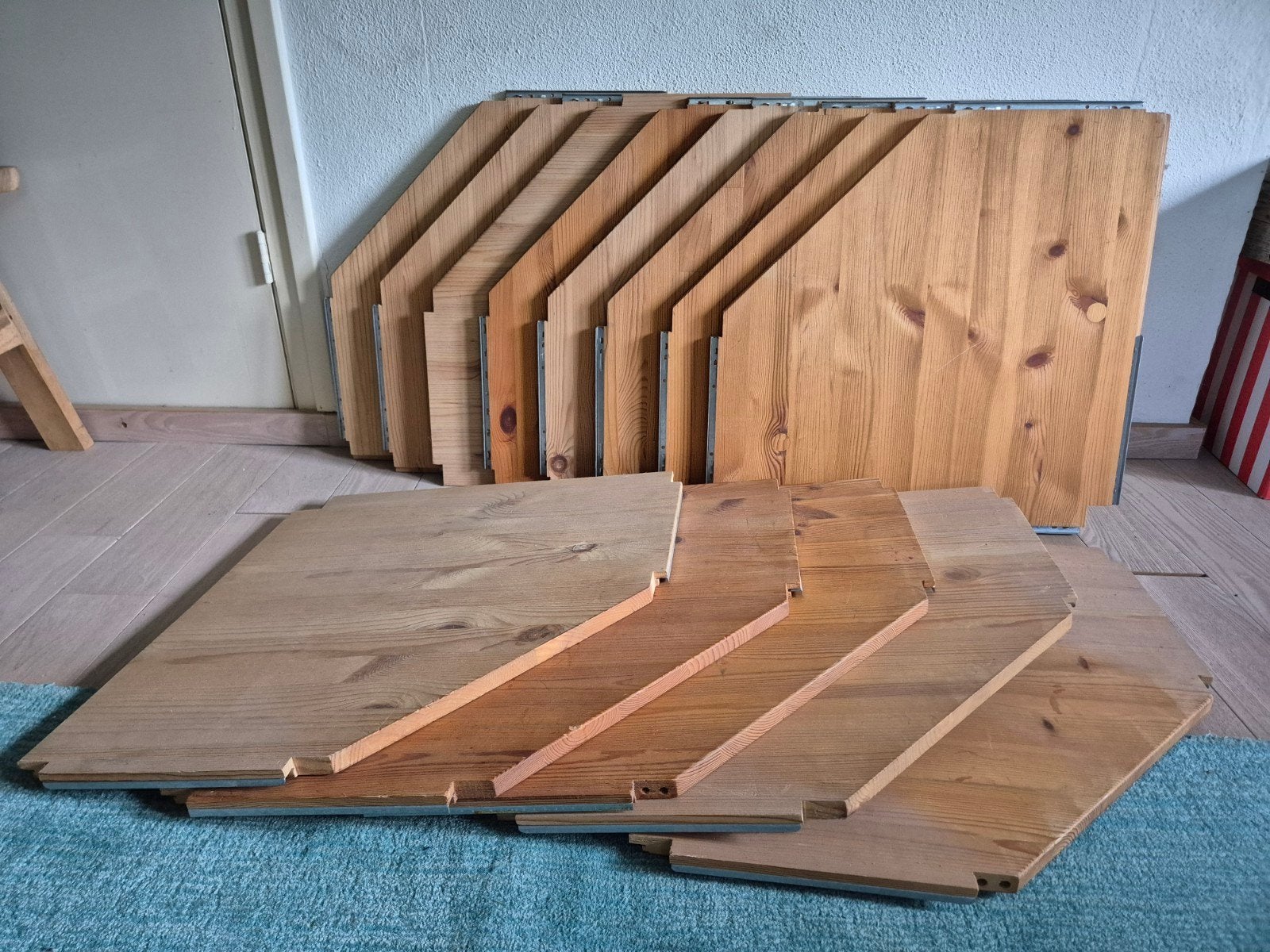 IKEA Ivar hoekplanken voor 30 cm diepe kast, Ophalen, Gebruikt
