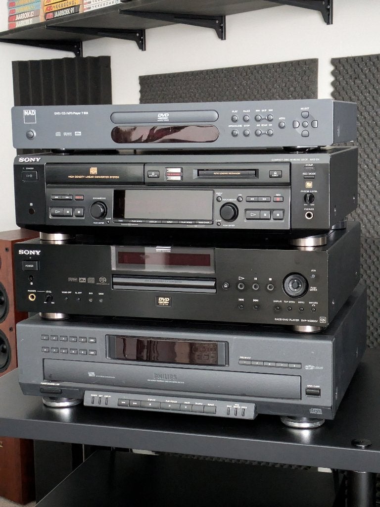 Sony MXD-D4, DVP-NS900V, Philips multi-cd en NAD, defect, Ophalen of Verzenden, Niet werkend, Sony, Wisselaar