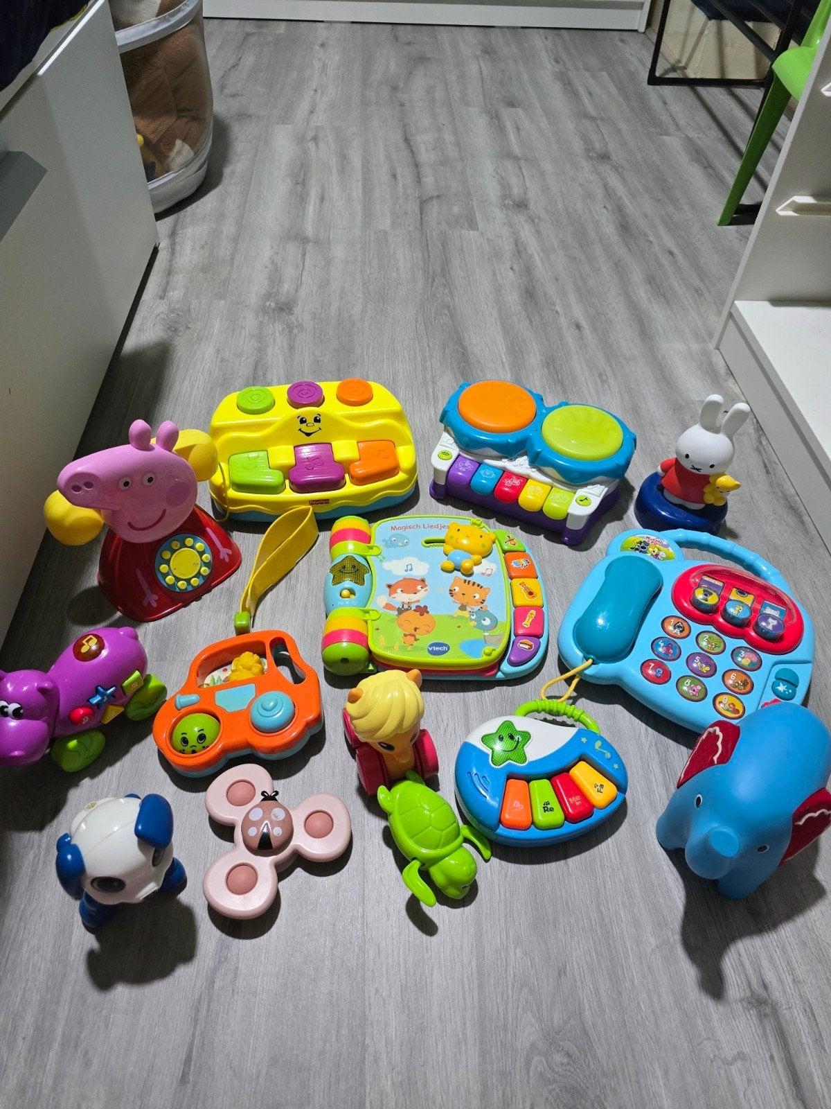 Grote partij baby- en peuterspeelgoed, Kinderen en Baby's, Ophalen, Gebruikt, Overige typen, Met licht