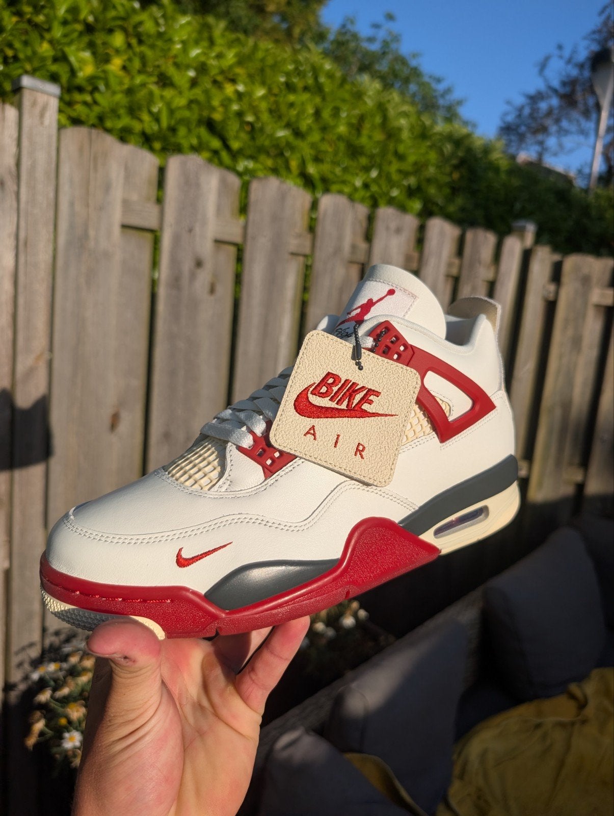 Jordan 4 brick after brick, Wit, Nieuw, Ophalen of Verzenden, Sneakers of Gympen