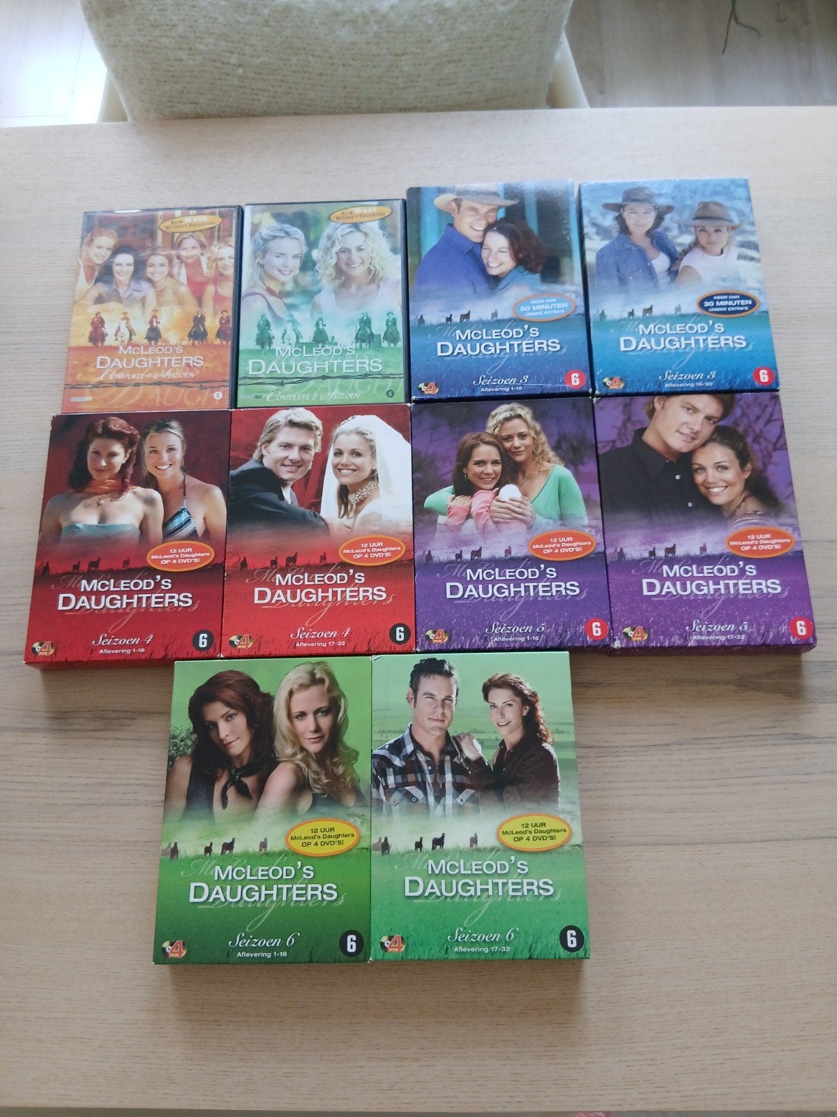 Dvd's McLeods Daughters seizoen 1-6 nu €39 in perfecte staat, Alle leeftijden, Ophalen of Verzenden, Zo goed als nieuw