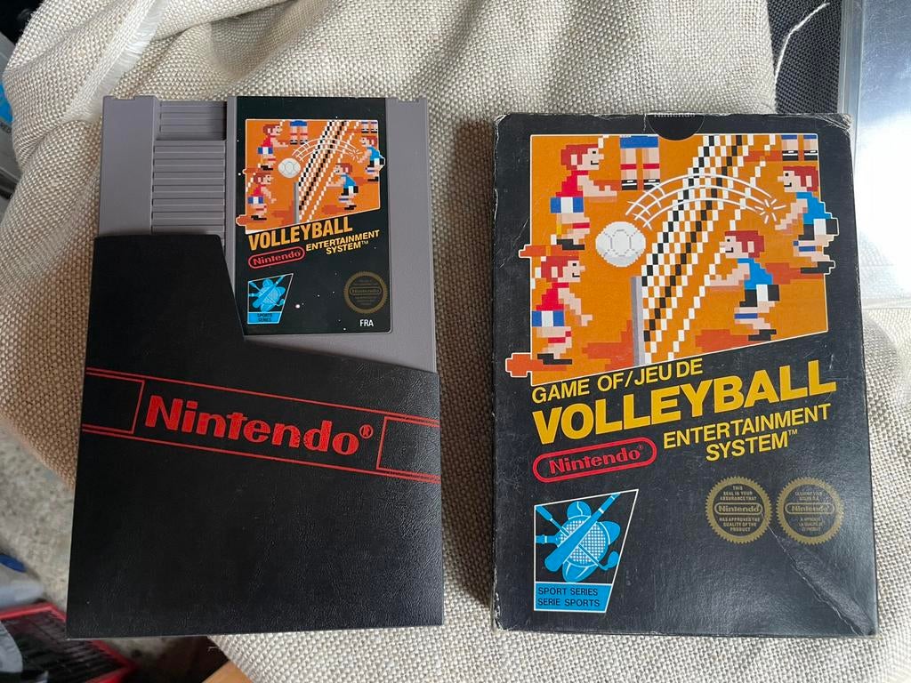 game of volleyball nintendo nes incl. doos, Avontuur en Actie, 1 speler, Ophalen of Verzenden, Zo goed als nieuw
