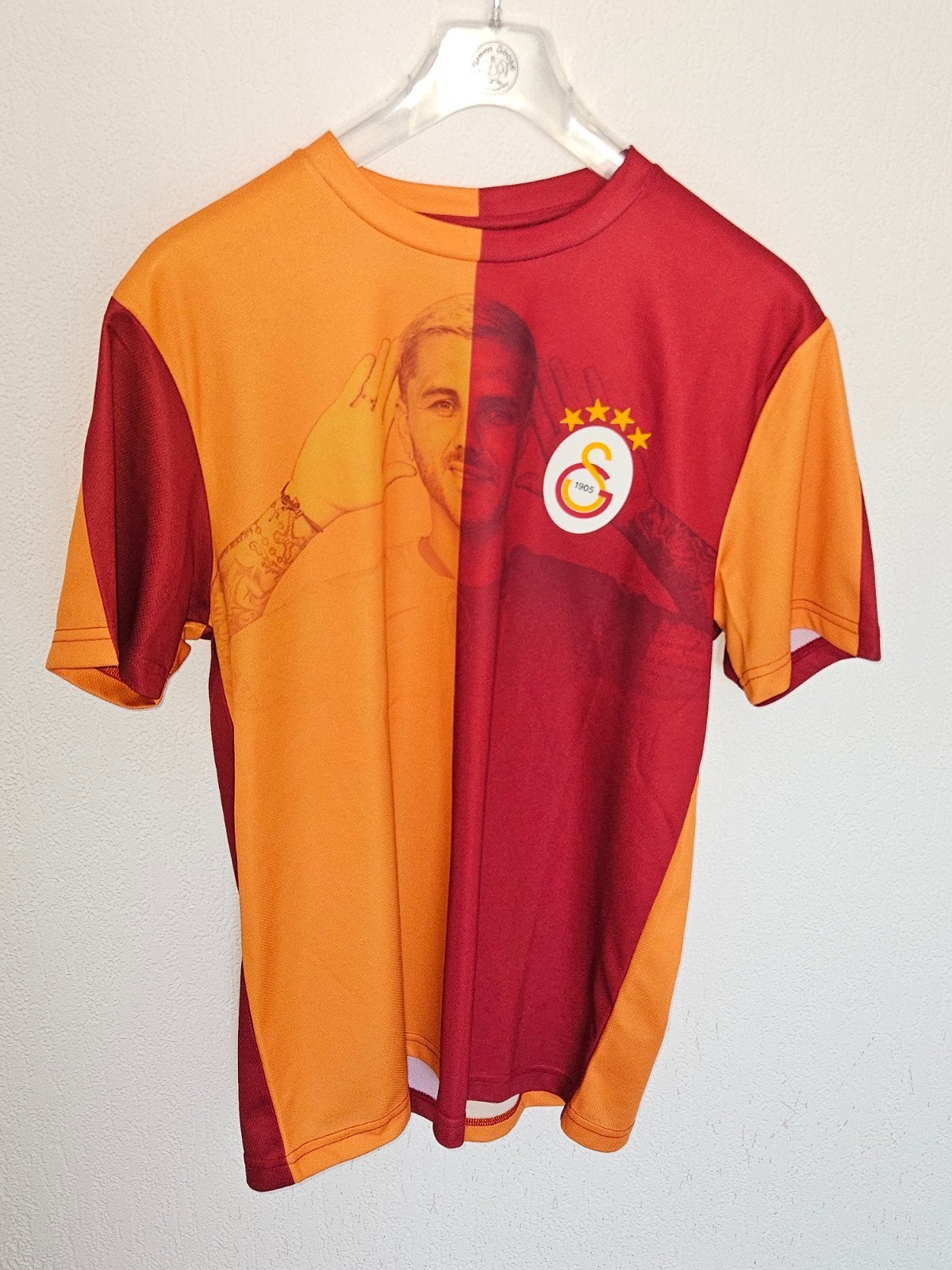 Galatasaray Icardi #9 Fan T-shirt Maat L, Maat 52/54 (L), Meerkleurig, Ophalen of Verzenden, Zo goed als nieuw