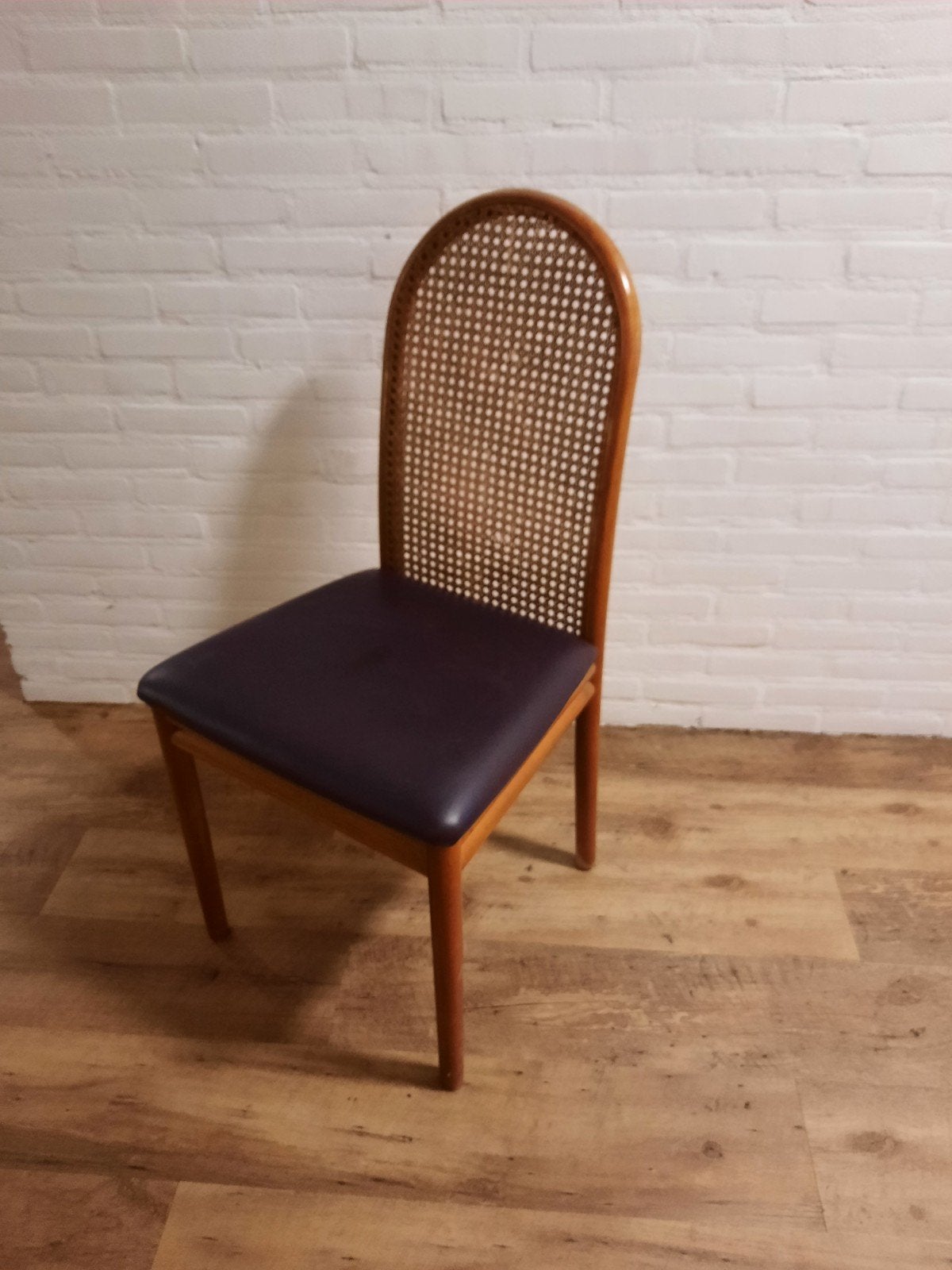 Eettafel stoel "Rotan", Huis en Inrichting, Stoelen, Gebruikt, Overige kleuren, Ophalen of Verzenden, Eén