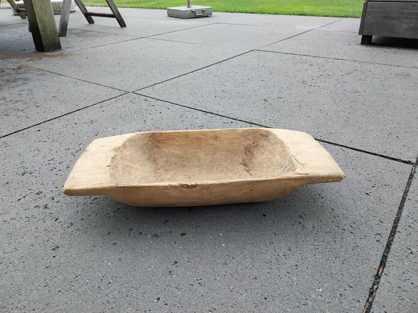Antieke houten trog - Rustieke decoratie, Ophalen