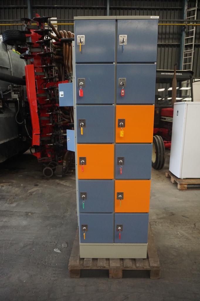 Lockerkast, kluisjeskast, locker kluisjes - zonder sleutels