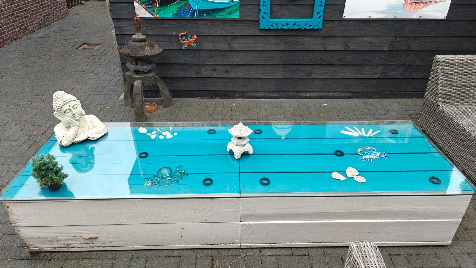 GRATIS: Glazen tafelblad/bureaublad 280x90x1 cm, Ophalen, 75 cm of meer, 200 cm of meer, Glas