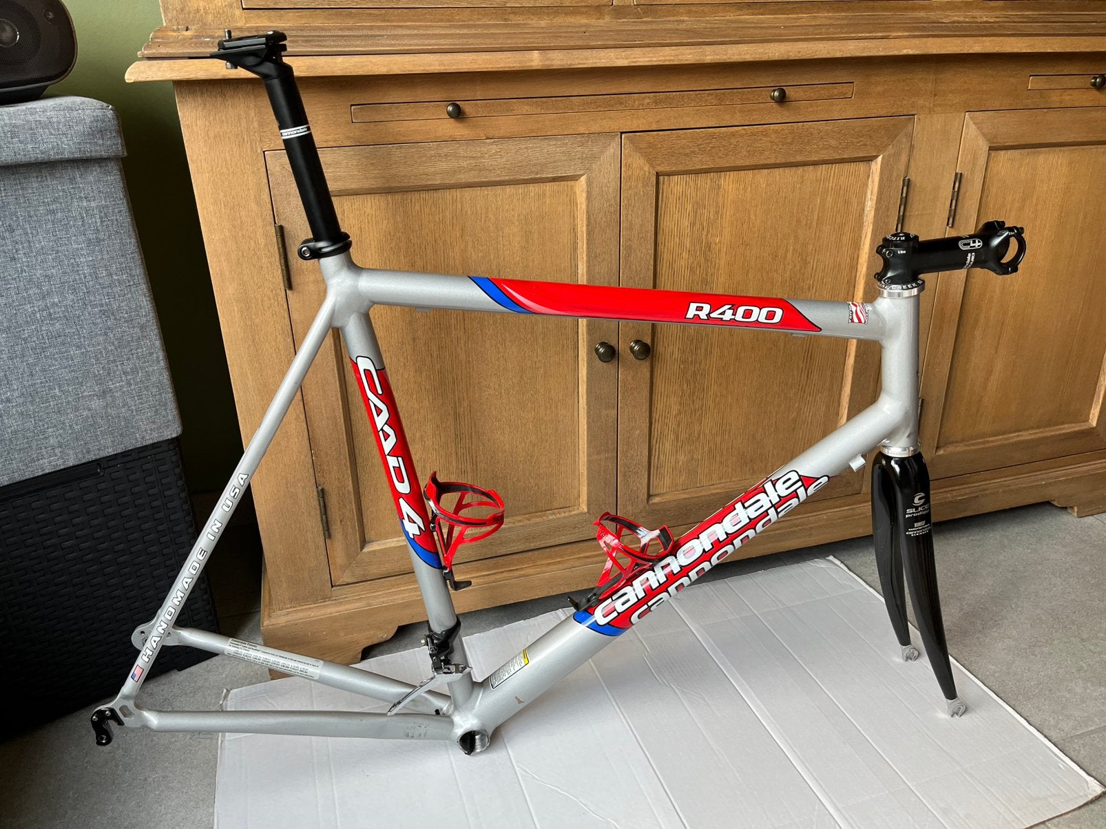 Cannondale Caad4 frameset , topconditie!, Ophalen, Velgrem, Aluminium, Zo goed als nieuw