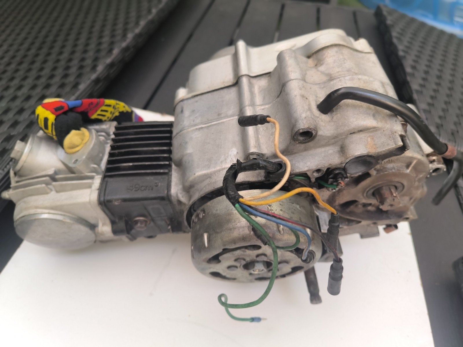 Honda C50E Motorblok 3 versnellingen semi-automaat, Ophalen of Verzenden, Gebruikt, Blok
