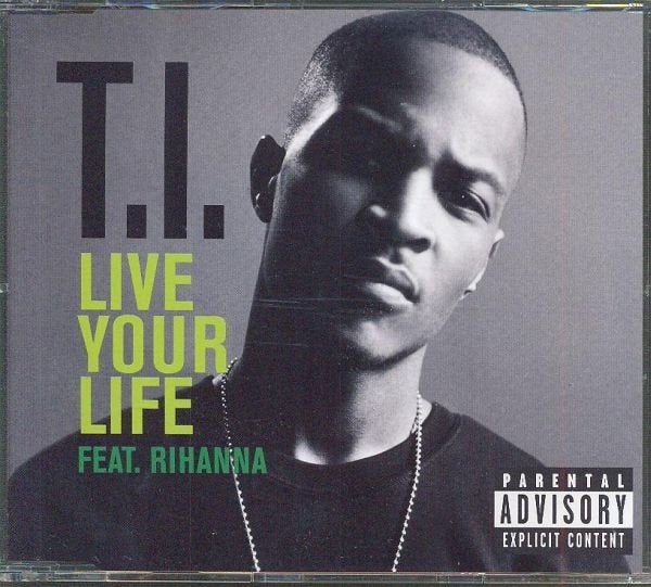 T.I. CD SINGLE LIVE YOUR LIFE + RIHANNA, Ophalen of Verzenden, Zo goed als nieuw, Pop