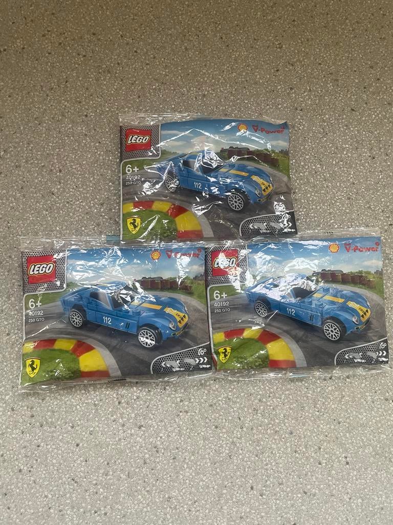 Lego Ferrari 250 GTO Shell V-Power (3 stuks), Ophalen of Verzenden, Nieuw, Complete set, Lego