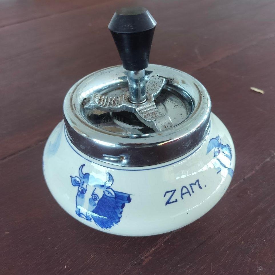 asbak  delfts  blauw, Ophalen of Verzenden