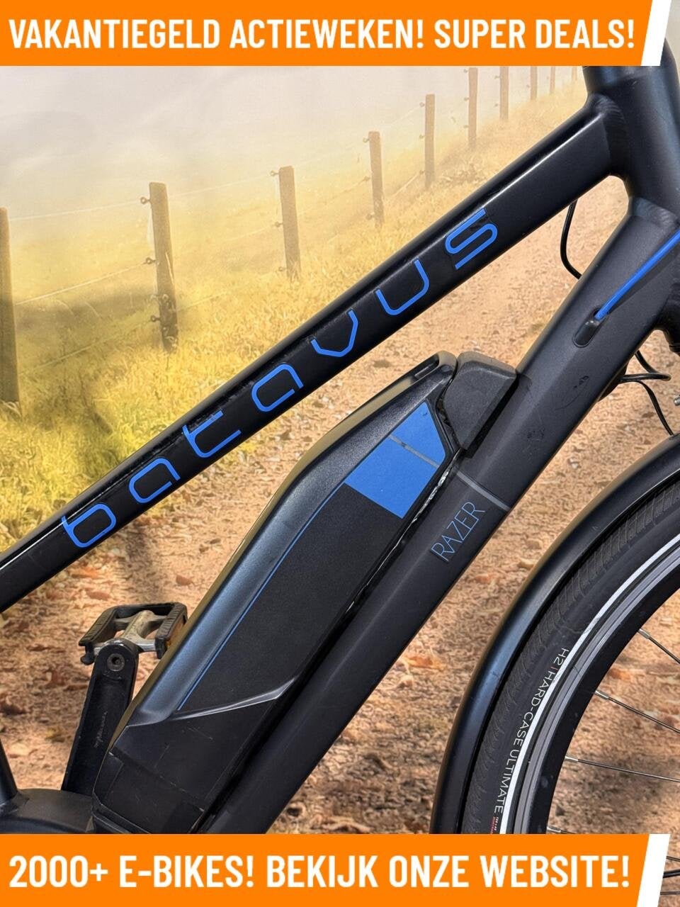 Batavus Razer Elektrische fiets met midden motor EBIKE!, 51 tot 55 cm, Batavus