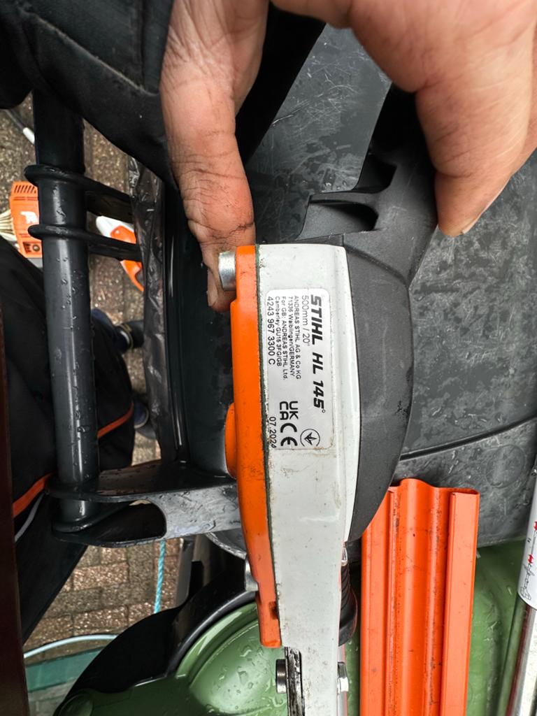 Stihl HL Km stokheggenchaar opzetstuk  stihl combimachine, Ophalen, Zo goed als nieuw