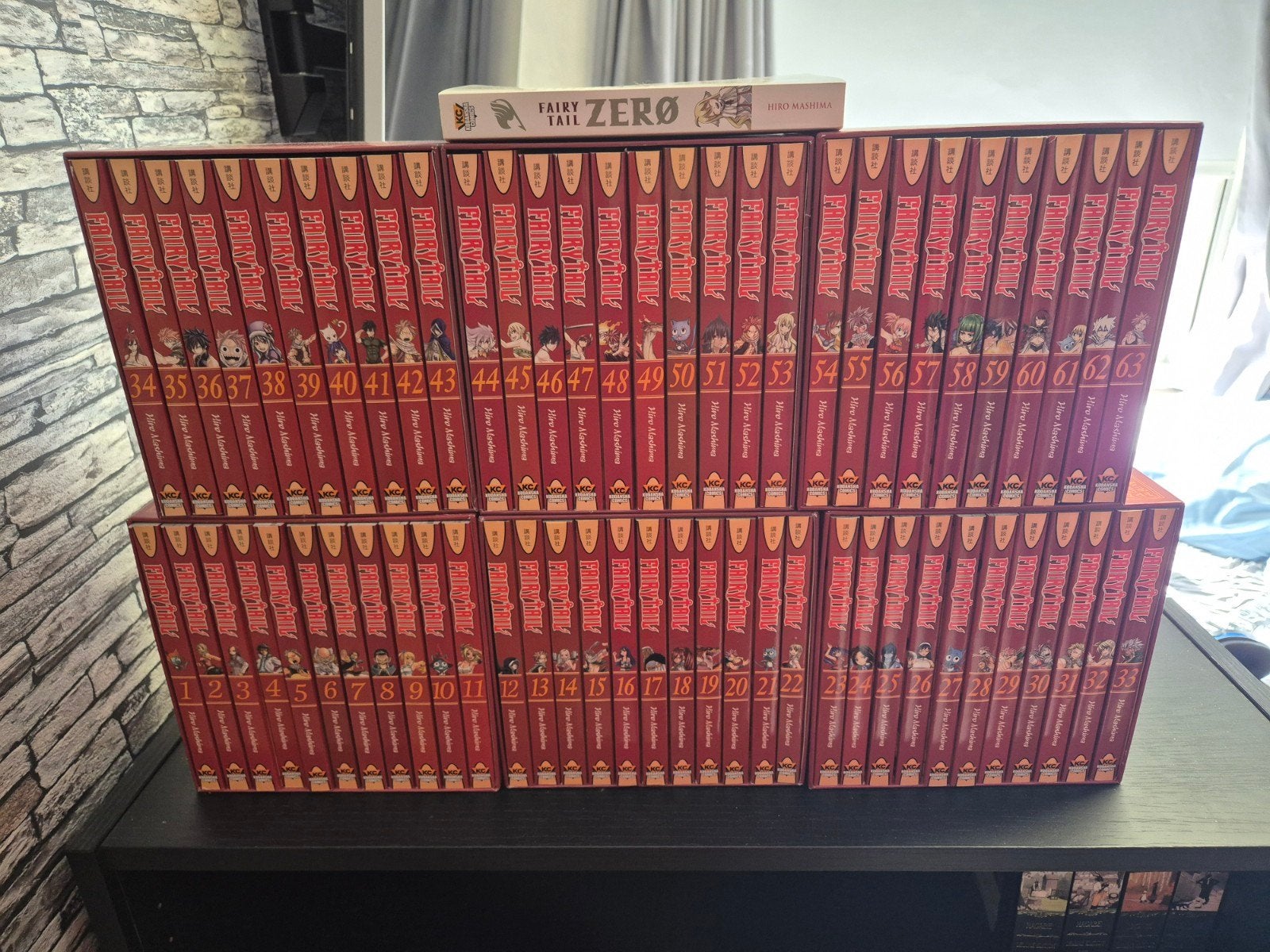 Fairy tail manga box sets 1-6 + zero, Complete serie of reeks, Ophalen of Verzenden, Zo goed als nieuw, Japan (Manga)