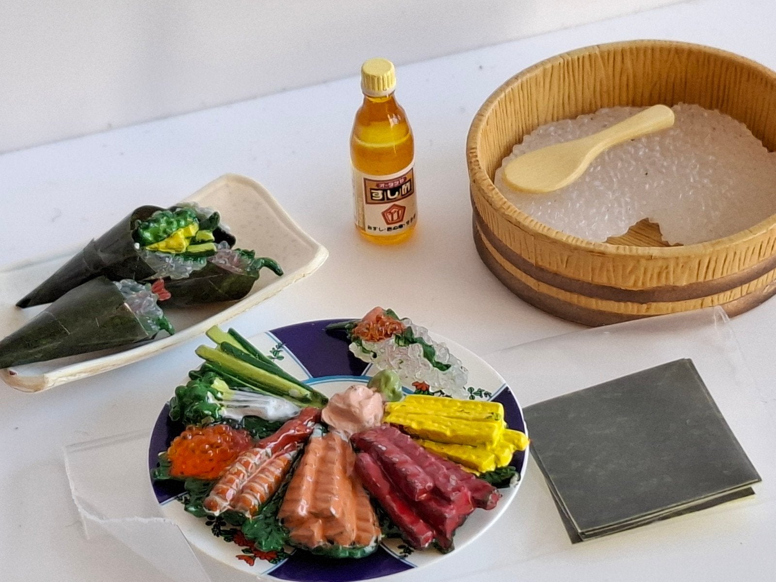 Re-ment Mom's Kitchen #9 Temaki Sushi (Handroll Sushi), Ophalen of Verzenden, Gebruikt