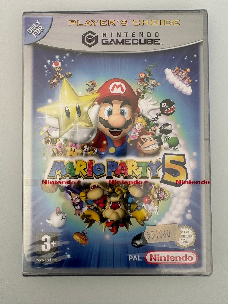 Mario Party 5 Player's choice PAL Gamecube SEALED, Overige genres, Nieuw, Ophalen of Verzenden, 3 spelers of meer