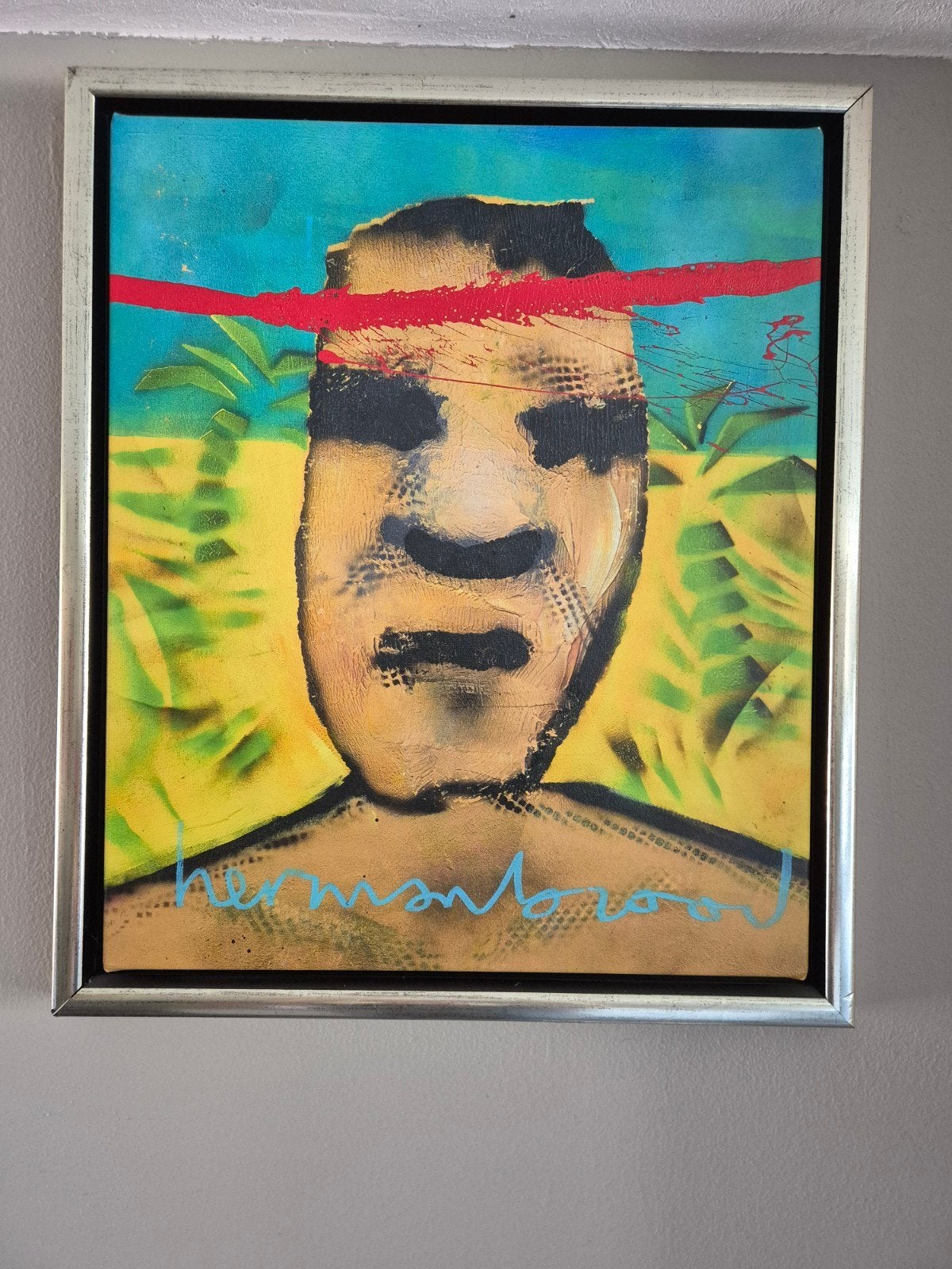 Herman Brood giclee "Bonaire" nr 2/25, incl. certificaat, Antiek en Kunst, Ophalen
