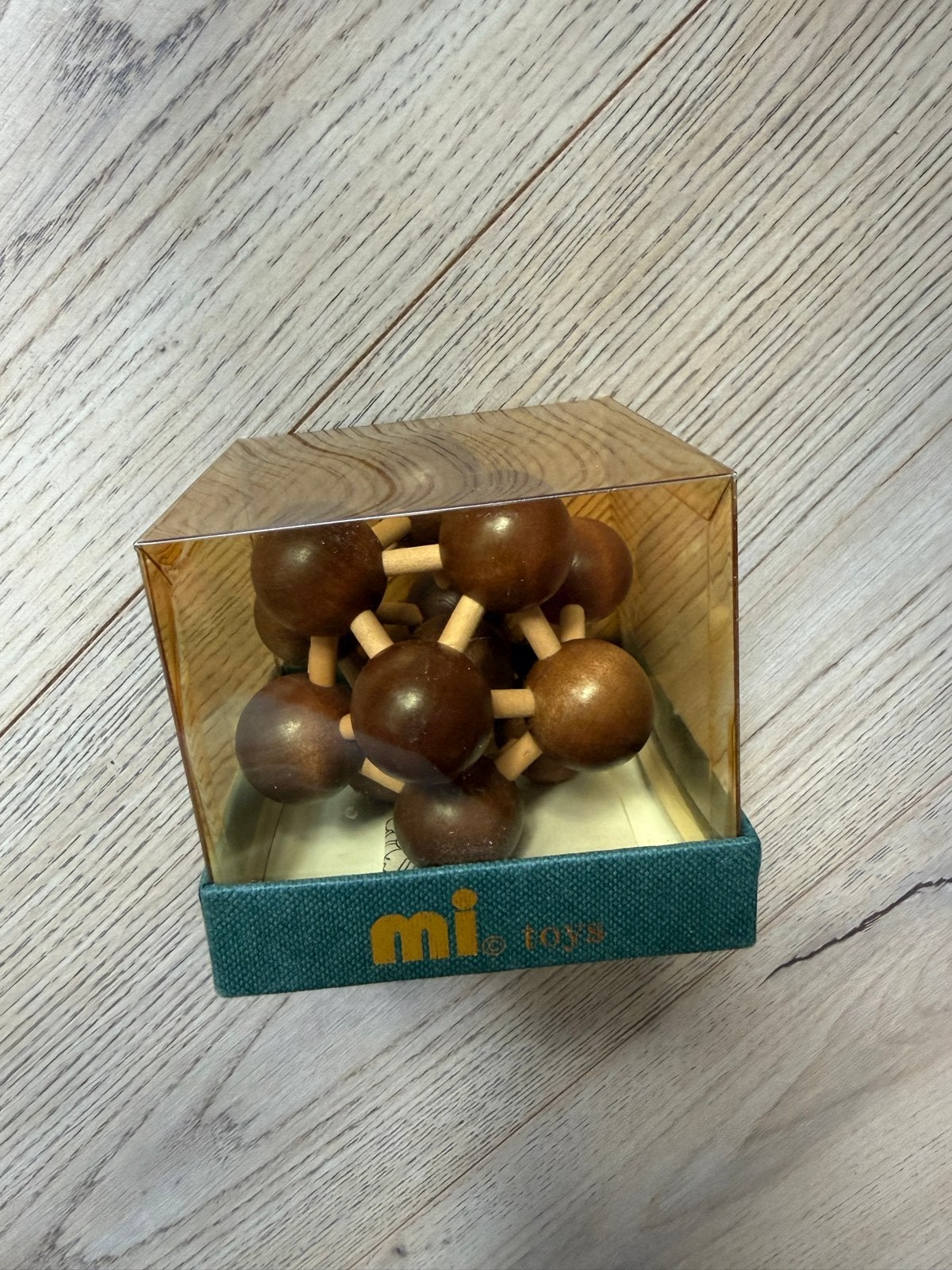 Vintage Houten Puzzel - Mi Toys, Ophalen of Verzenden, Zo goed als nieuw, Overige typen