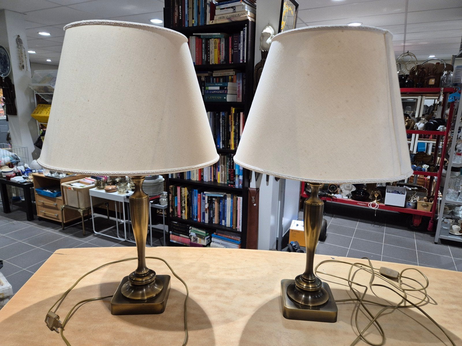 2 orginale schipholt verlichting schemerlampen, Ophalen, Onbekend, Onbekend, Onbekend