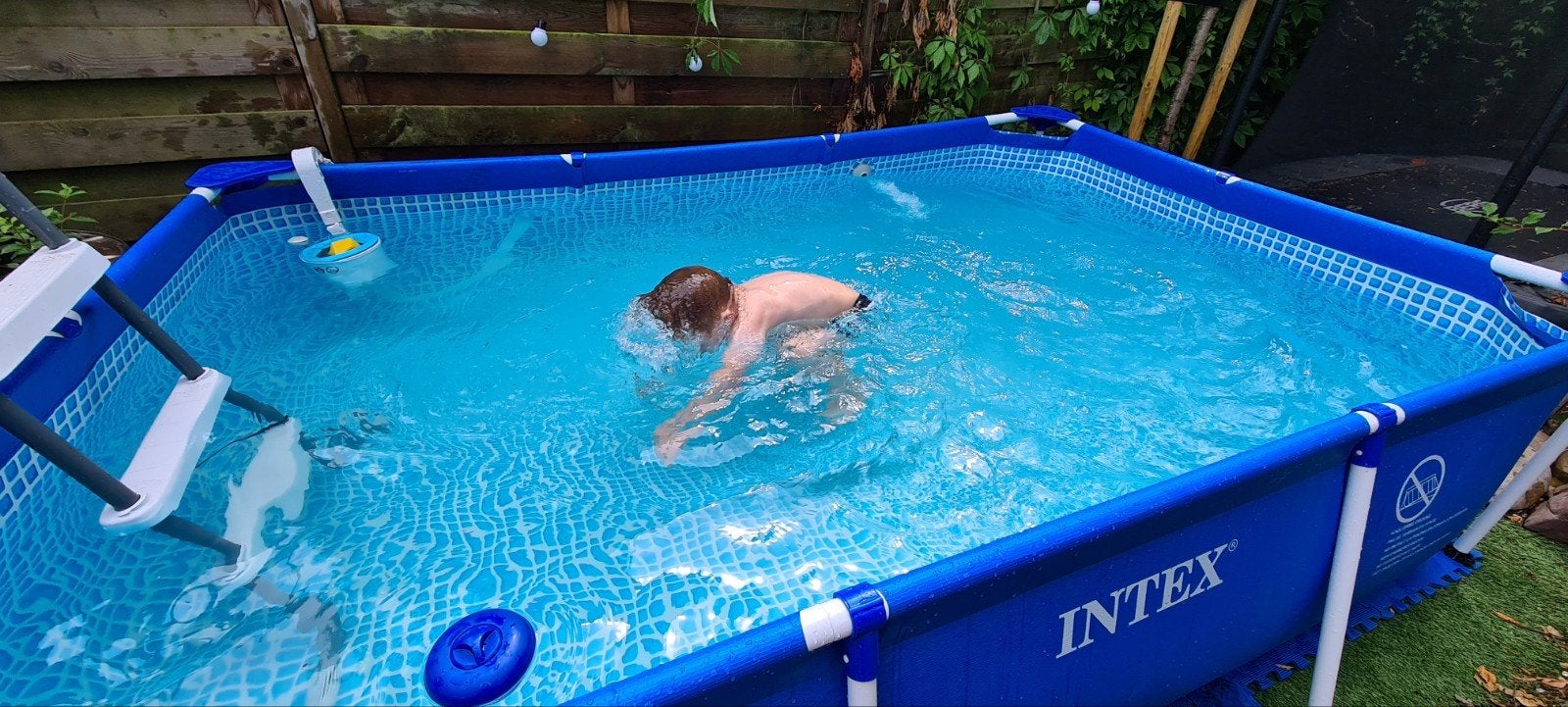 Intex zwembad met filterpomp - 300x200x75 cm, Ophalen, Gebruikt, Opzetzwembad, 200 tot 400 cm
