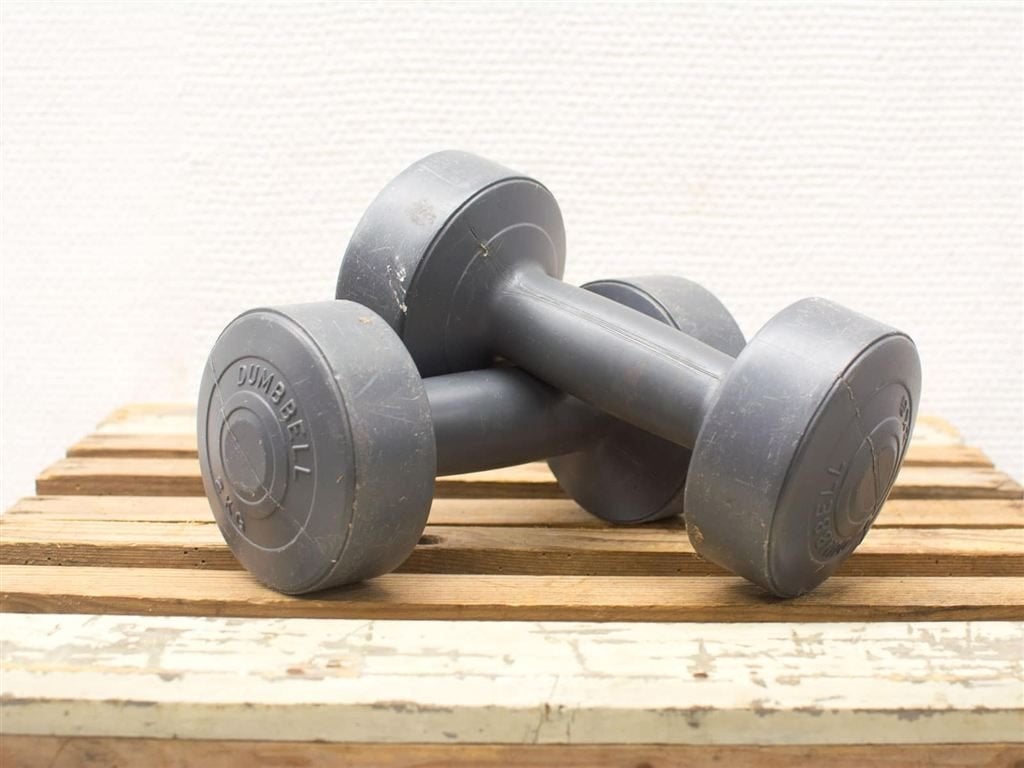 Fitness dumbell 2 kg 11658, Ophalen of Verzenden, Gebruikt, Dumbbell