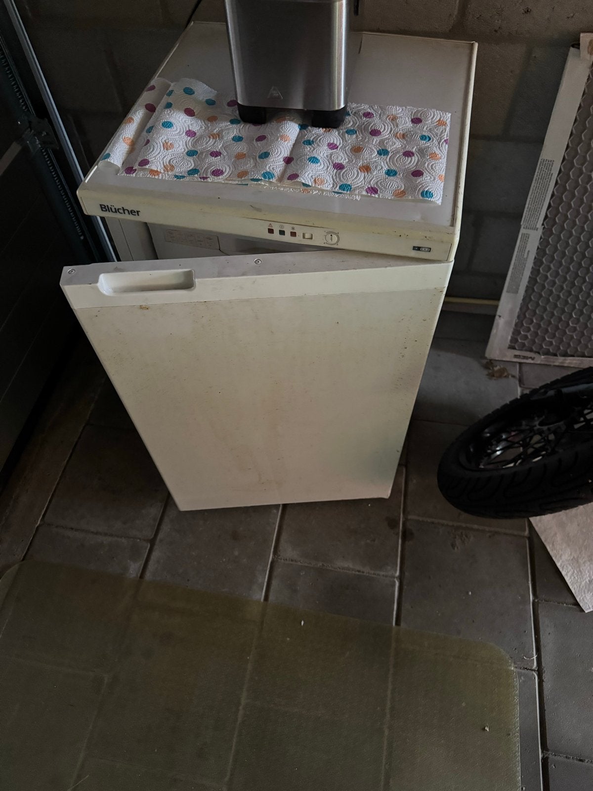 Blücher Vrieskast - Compact en Vrijstaand, Witgoed en Apparatuur, Gebruikt, Minder dan 60 cm, Vrijstaand, Ophalen