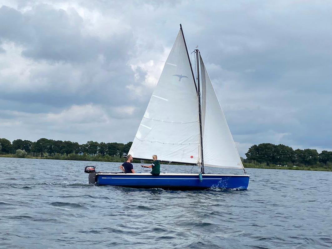 Stoere en zeilklare Polyester valk zeilboot rolfok, Watersport en Boten, Sloepen, Gebruikt, Overige typen, Overige merken, Overige brandstoffen
