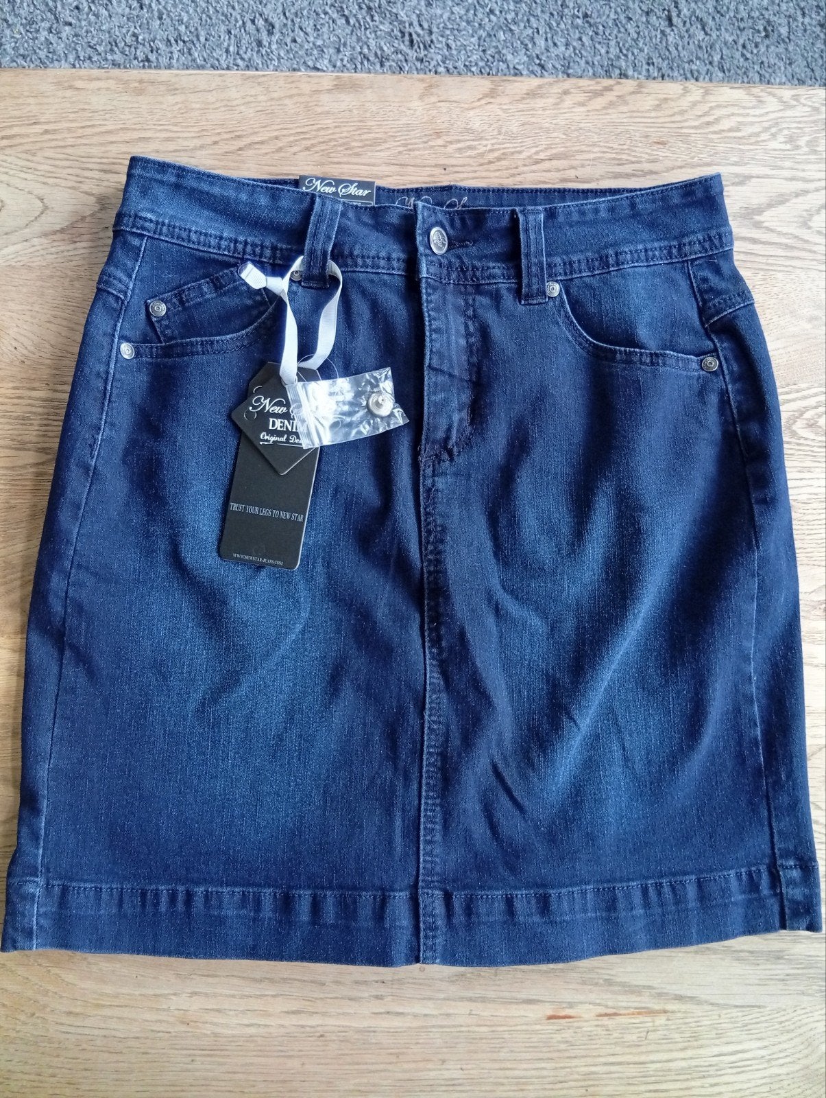 Spijkerrok nieuw!, Ophalen of Verzenden, Nieuw, Blauw, Boven de knie