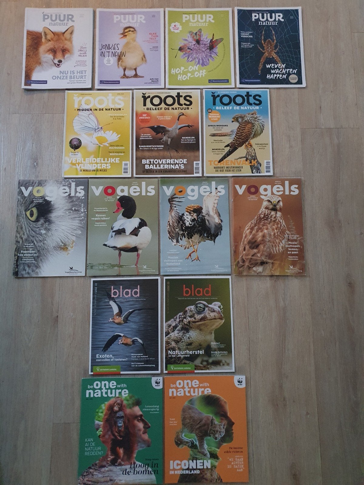 Puur Natuur, Roots, Vogels, Blad en Be one with Nature, Ophalen of Verzenden, Zo goed als nieuw, Wetenschap en Natuur